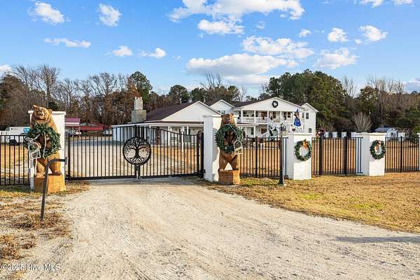 3.73 Acres of Land with Home for Sale in Peletier, North Carolina