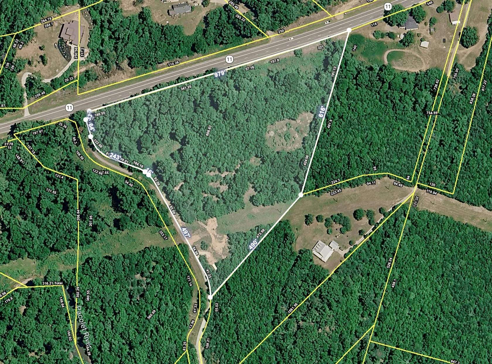 9.53 Acres of Residential Land for Sale in Inman, South Carolina