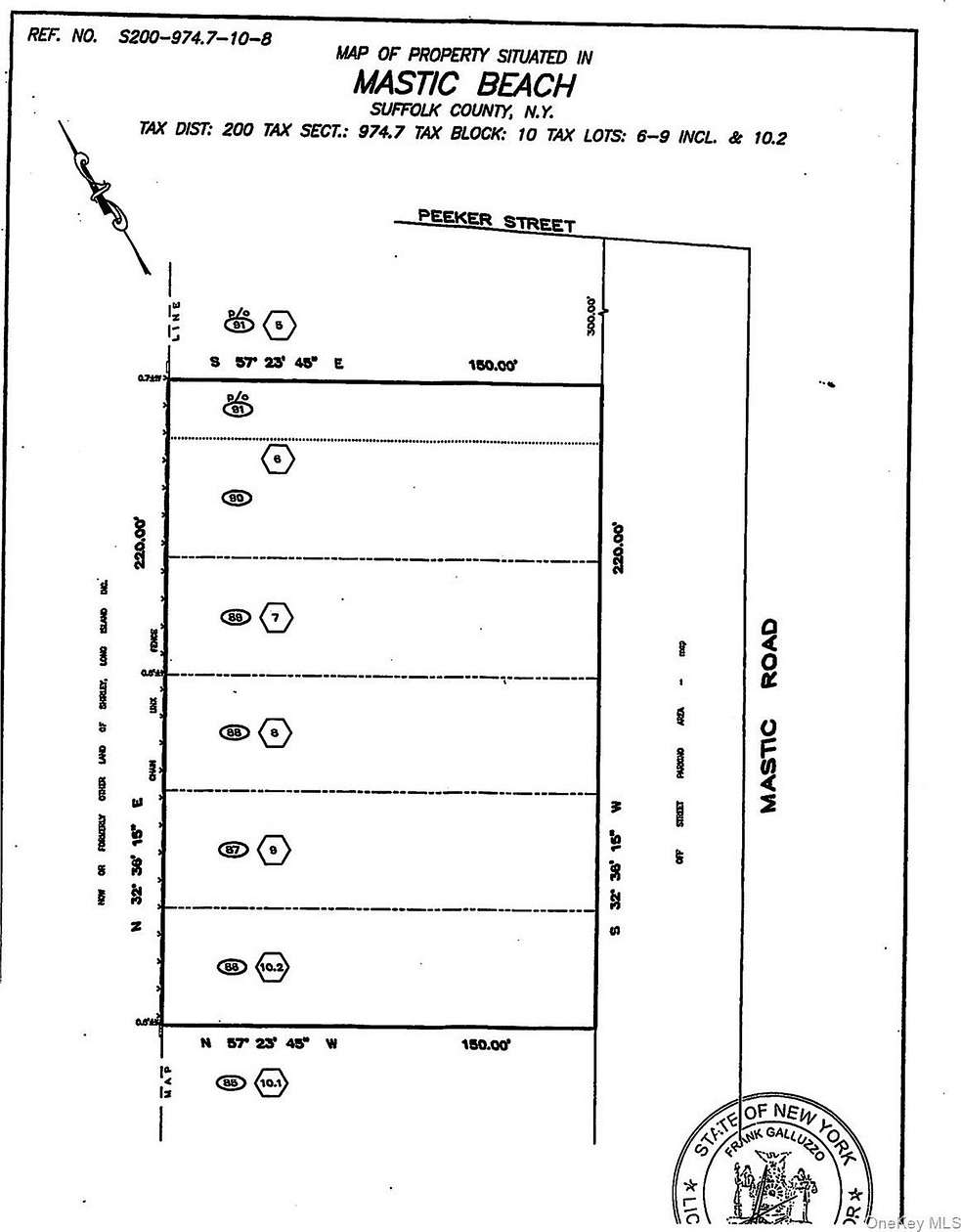 0.7 Acres of Mixed-Use Land for Sale in Mastic Beach, New York