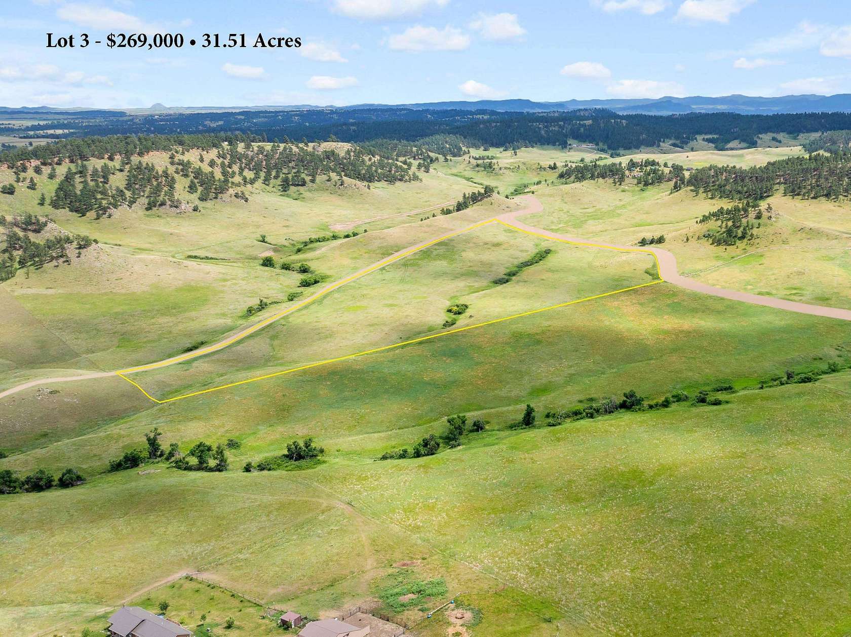 31.5 Acres of Land for Sale in Belle Fourche, South Dakota