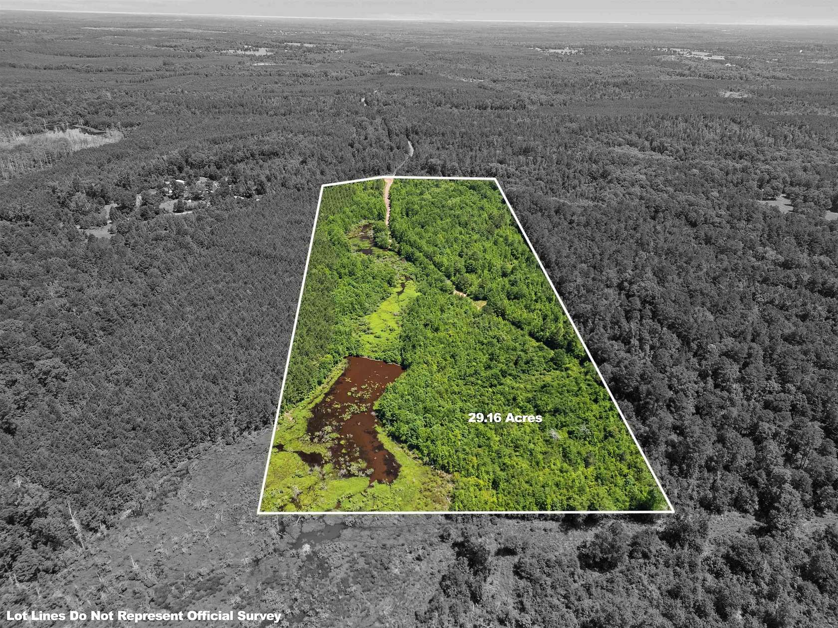 29.2 Acres of Recreational & Residential Land for Sale in Jefferson, Texas