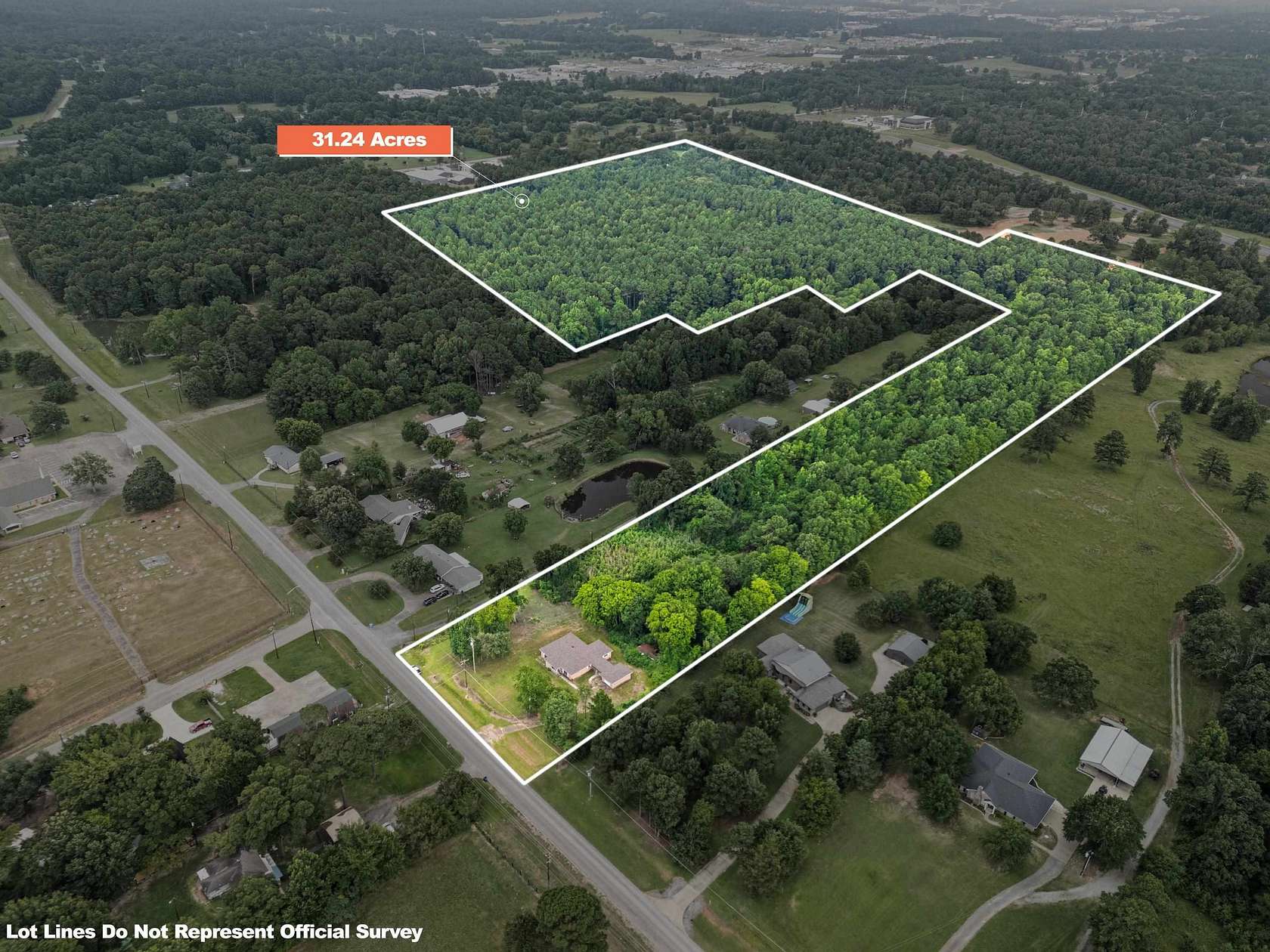 31.2 Acres of Land for Sale in Longview, Texas