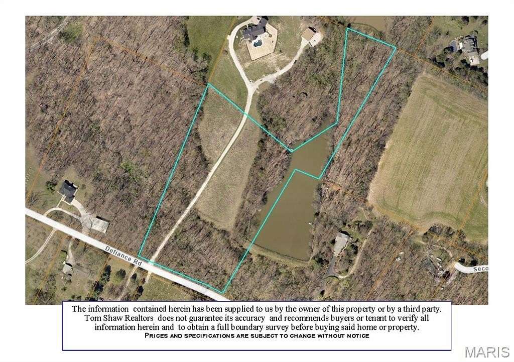 8.5 Acres of Residential Land for Sale in Defiance, Missouri