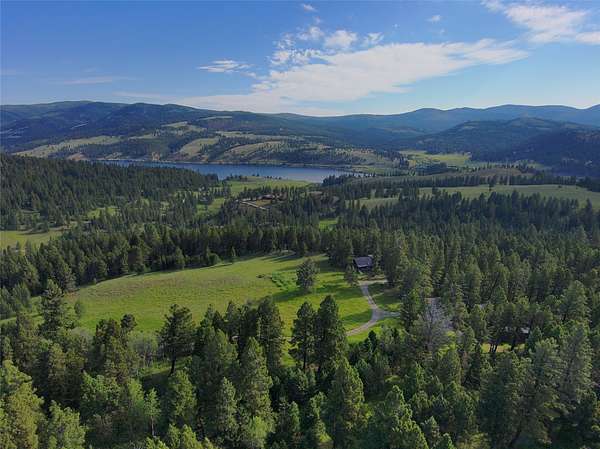 70.3 Acres of Land with Home for Sale in Helmville, Montana