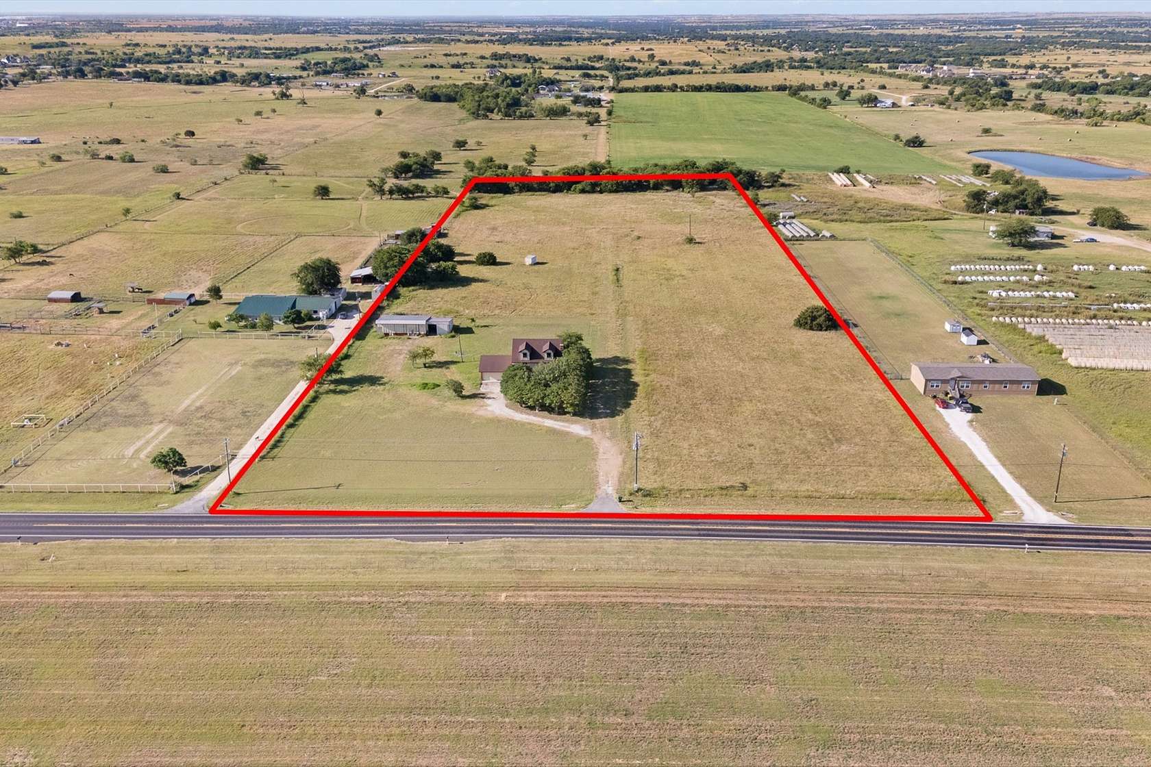 11.6 Acres of Land with Home for Sale in Godley, Texas