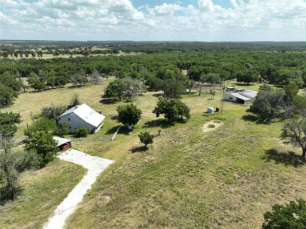 20.3 Acres of Land with Home for Sale in Hico, Texas