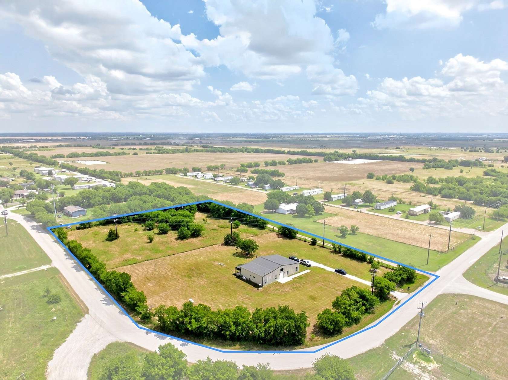 3 Acres of Land with Home for Sale in Ponder, Texas