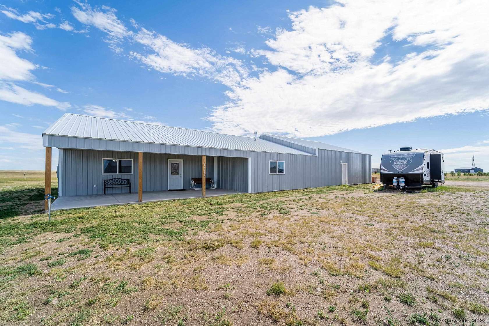 6.8 Acres of Land with Home for Sale in Cheyenne, Wyoming