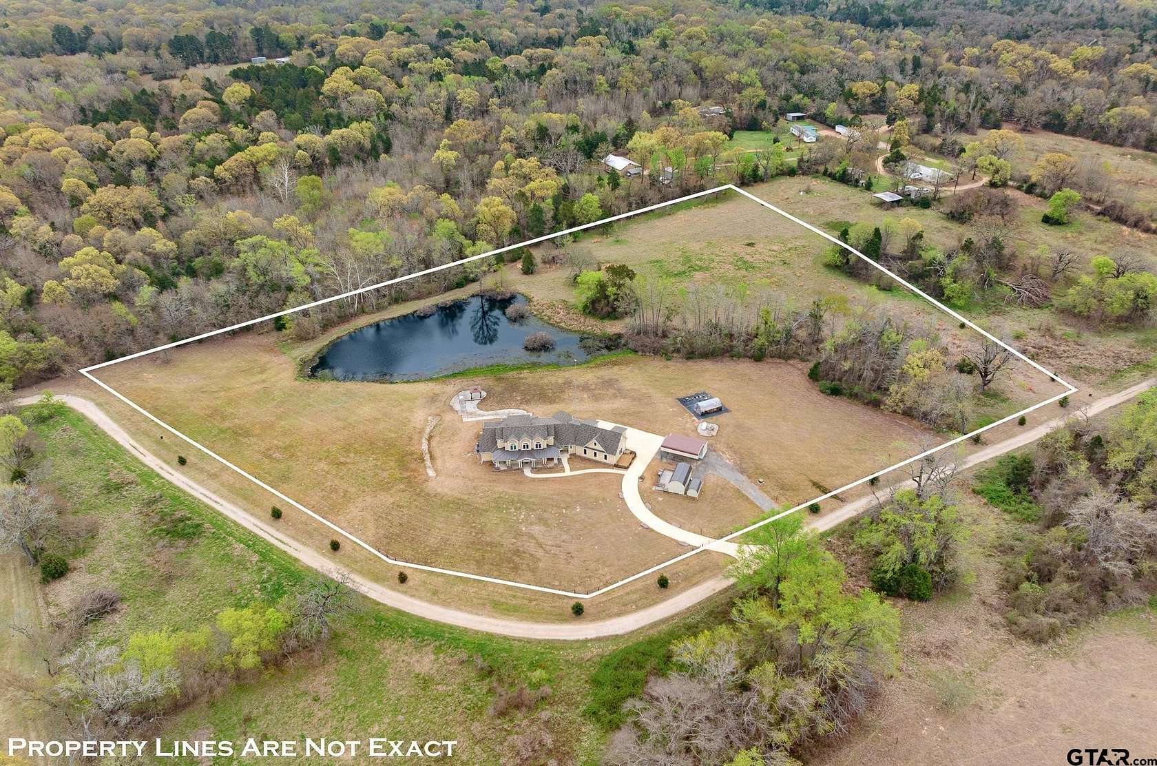 10 Acres of Land with Home for Sale in Athens, Texas