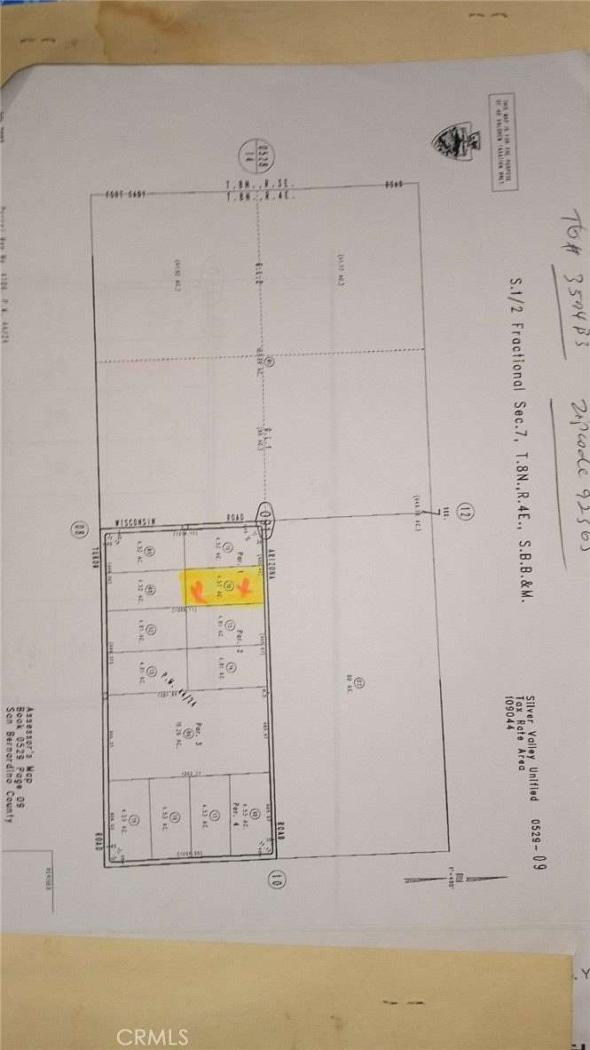 4.52 Acres of Land for Sale in Newberry Springs, California