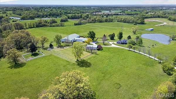 38.1 Acres of Land with Home for Sale in Elsberry, Missouri