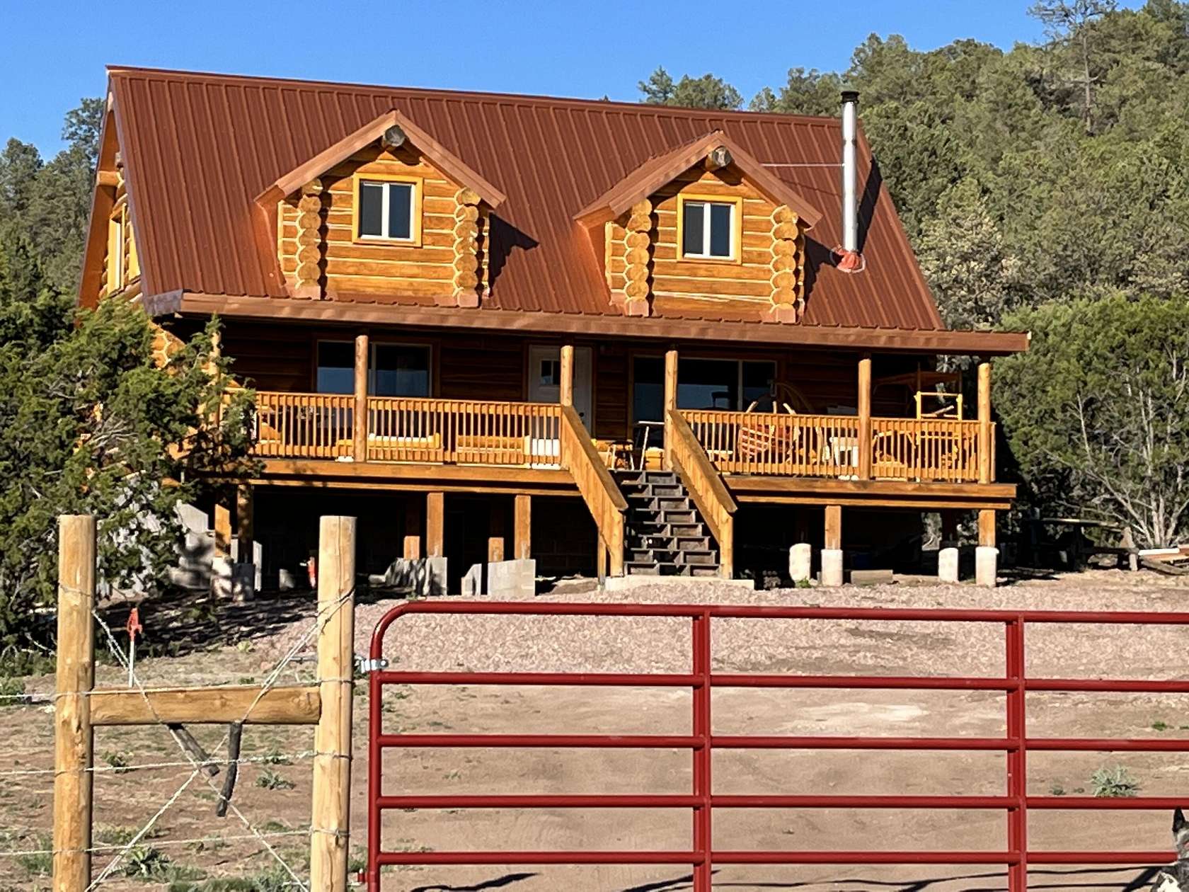 24 Acres of Land with Home for Sale in Aragon, New Mexico