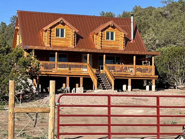 24 Acres of Land with Home for Sale in Aragon, New Mexico