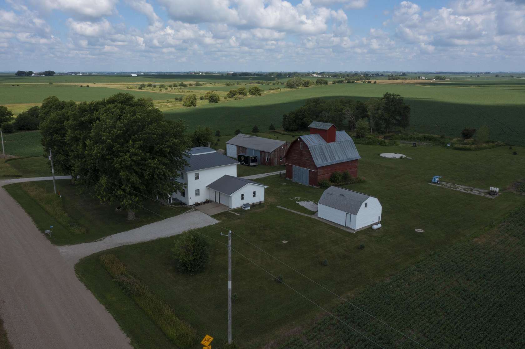 3.82 Acres of Land with Home for Sale in Wall Lake, Iowa