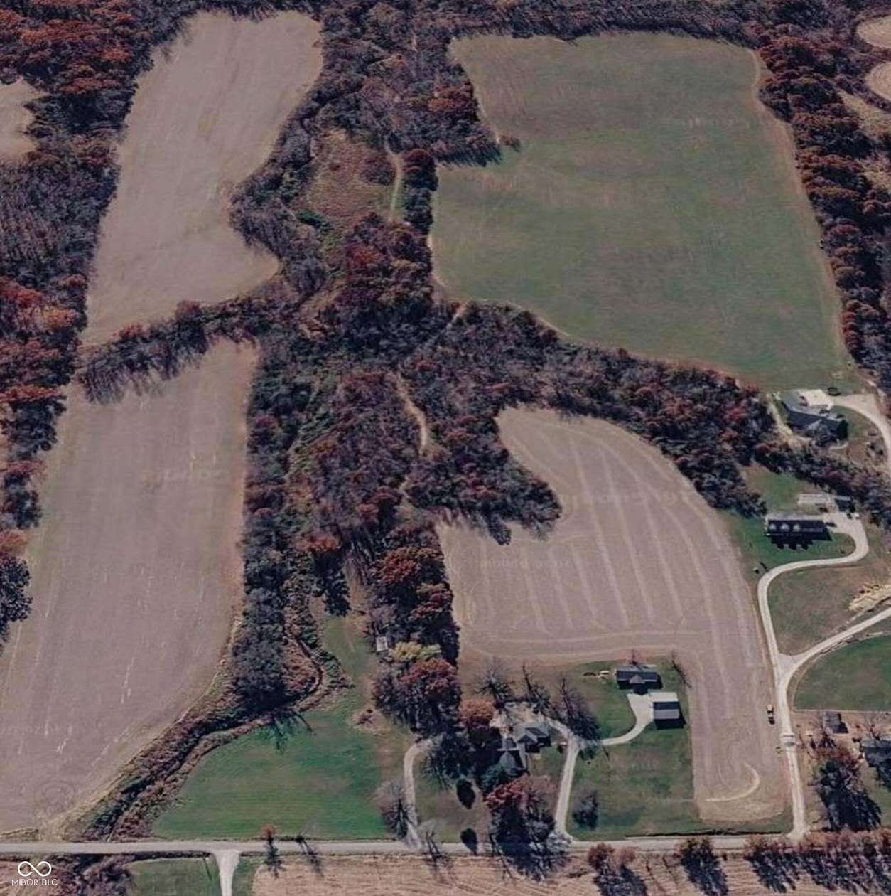 77.1 Acres of Land with Home for Sale in Cory, Indiana