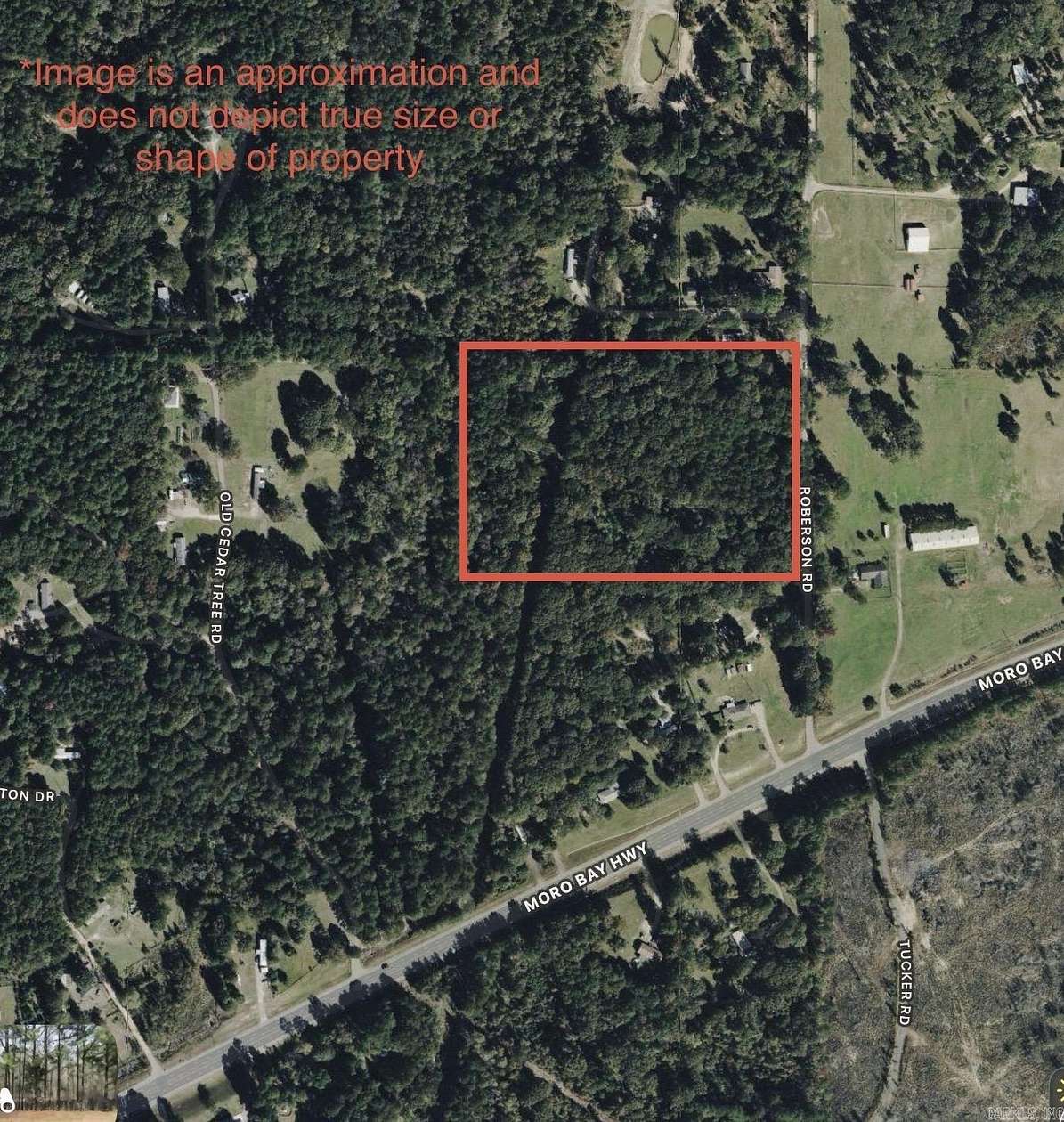 16.9 Acres of Recreational & Residential Land for Sale in El Dorado, Arkansas