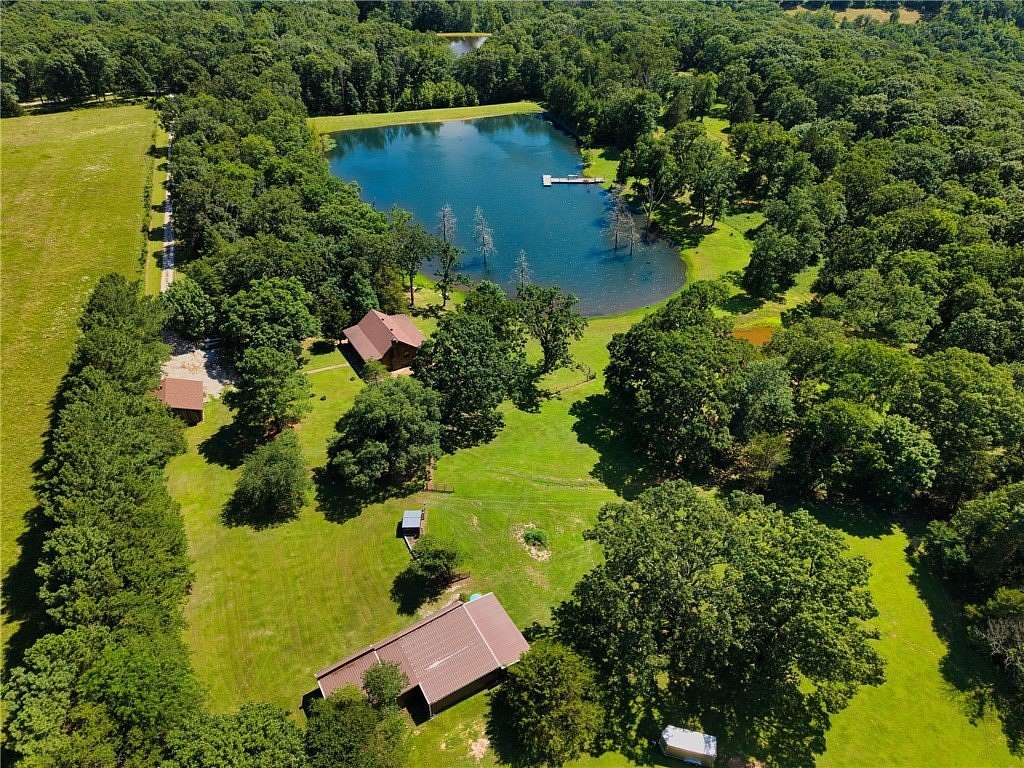 40 Acres of Recreational Land with Home for Sale in West Fork, Arkansas