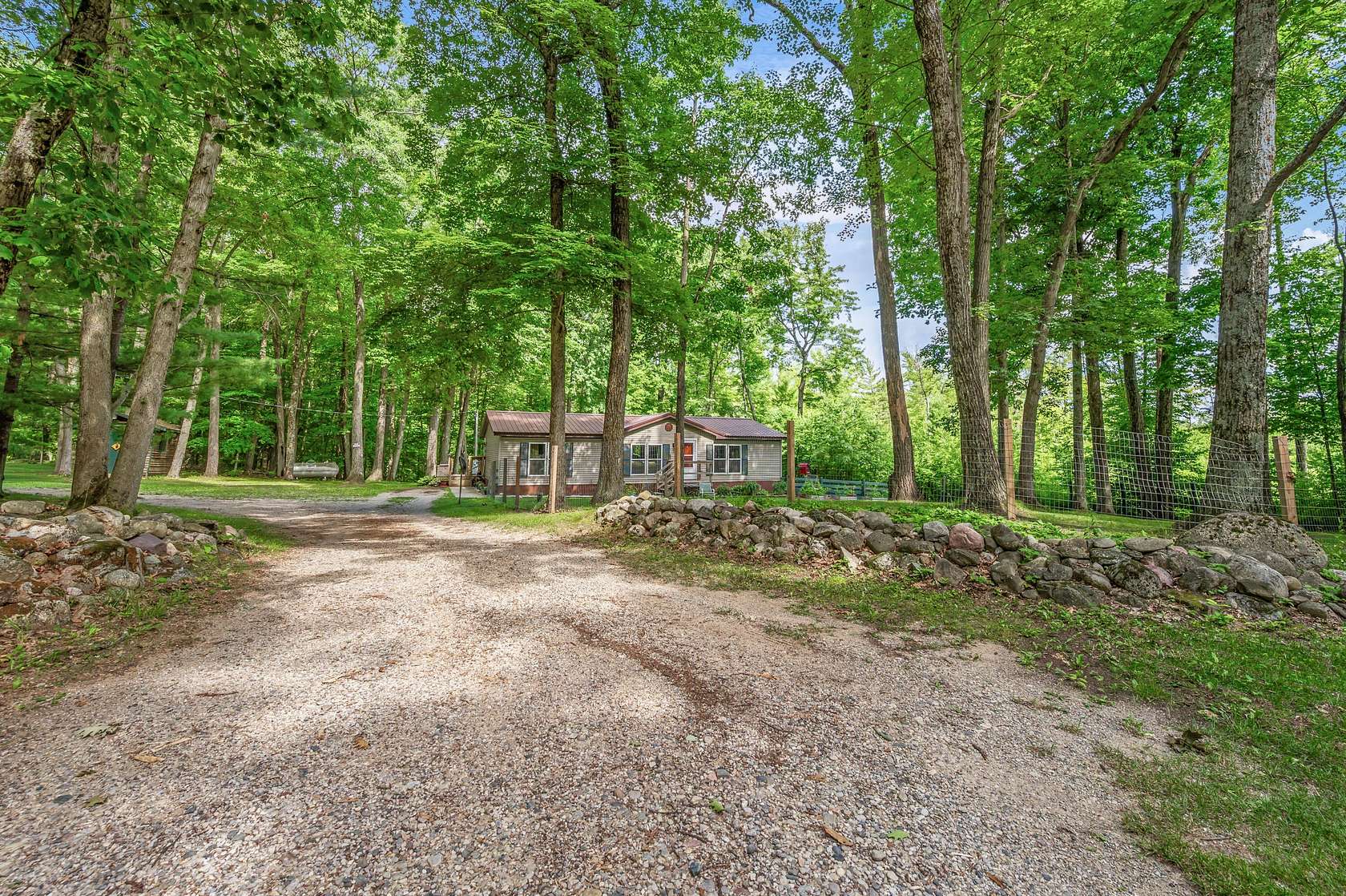 9.46 Acres of Land with Home for Sale in White Cloud, Michigan