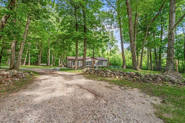 9.46 Acres of Land with Home for Sale in White Cloud, Michigan