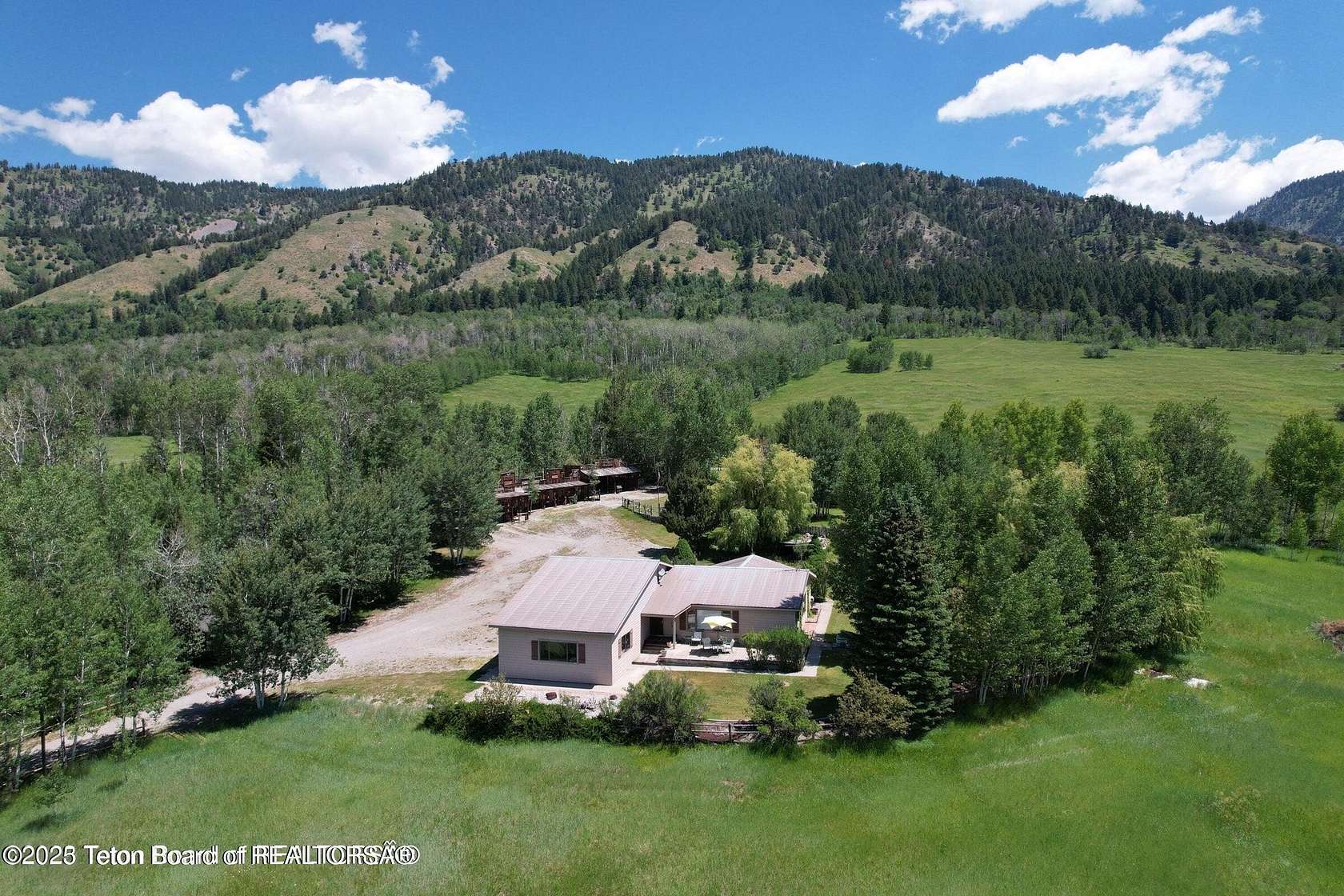 5.18 Acres of Land with Home for Sale in Thayne, Wyoming