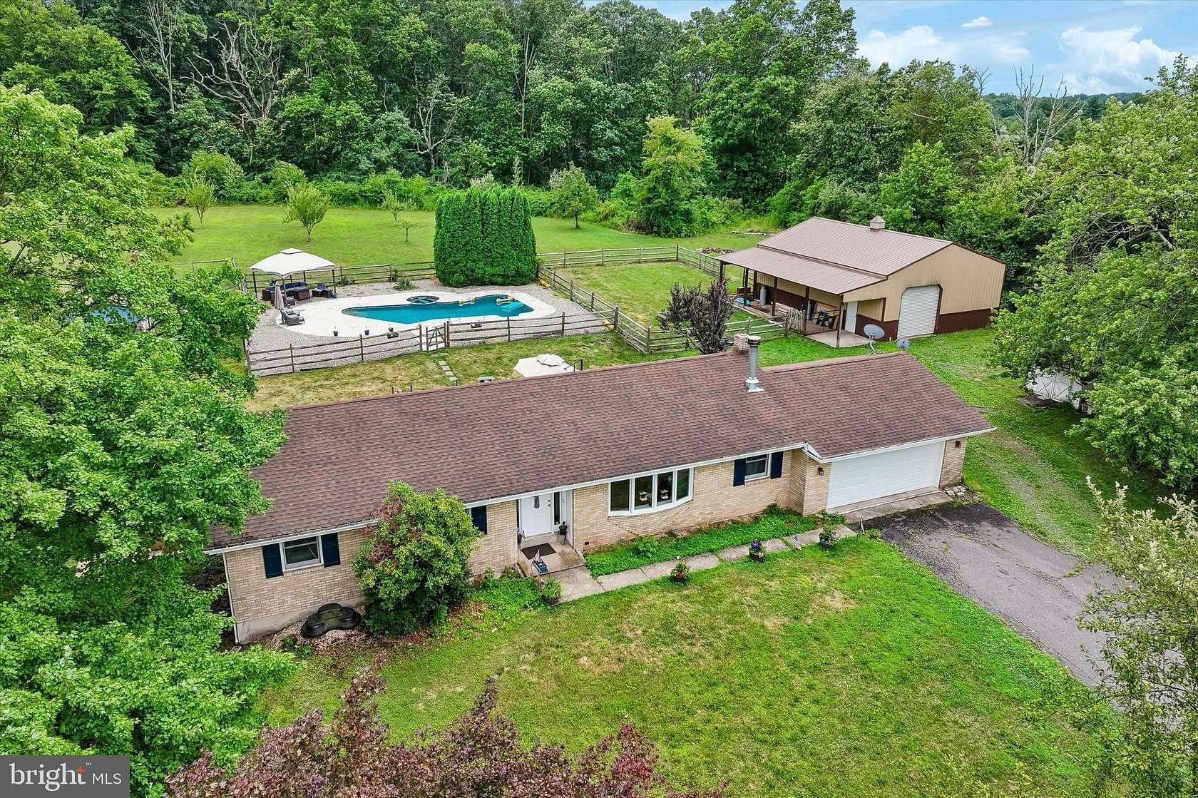 4.66 Acres of Land with Home for Sale in Quakertown, Pennsylvania