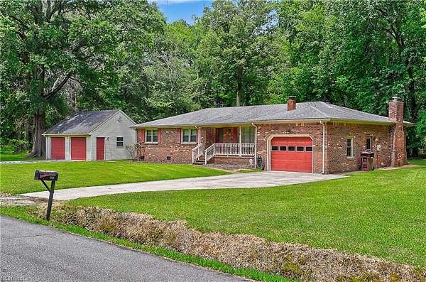 3 Acres of Land with Home for Sale in Chesapeake, Virginia