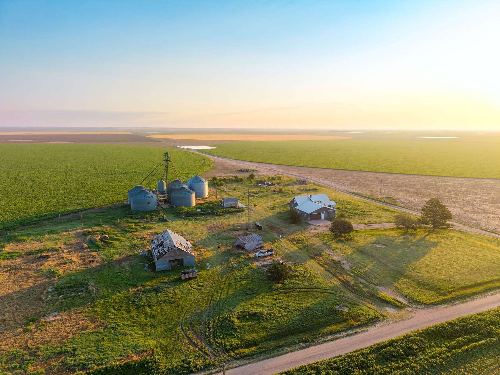 7.2 Acres of Land with Home for Sale in Brewster, Kansas