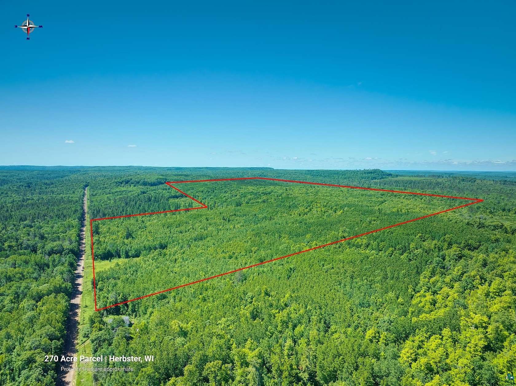 270 Acres of Recreational Land for Sale in Herbster, Wisconsin