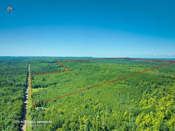 270 Acres of Recreational Land for Sale in Herbster, Wisconsin