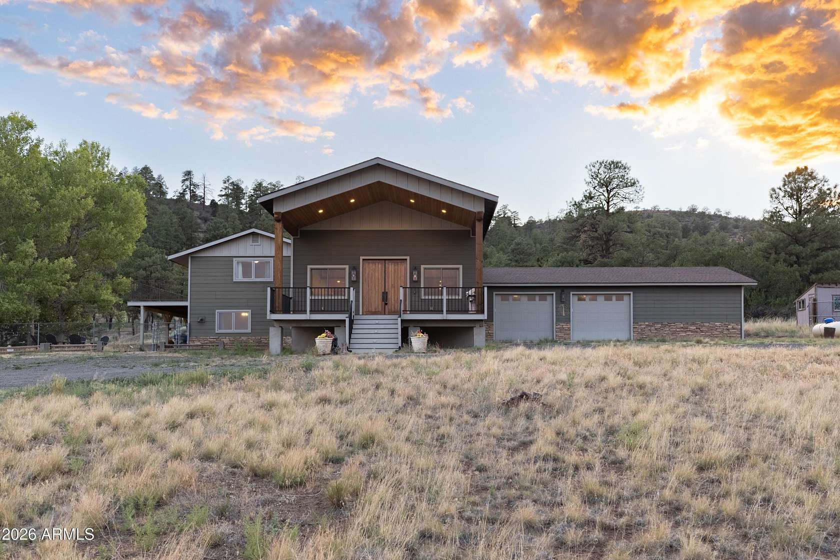 5 Acres of Land with Home for Sale in Flagstaff, Arizona