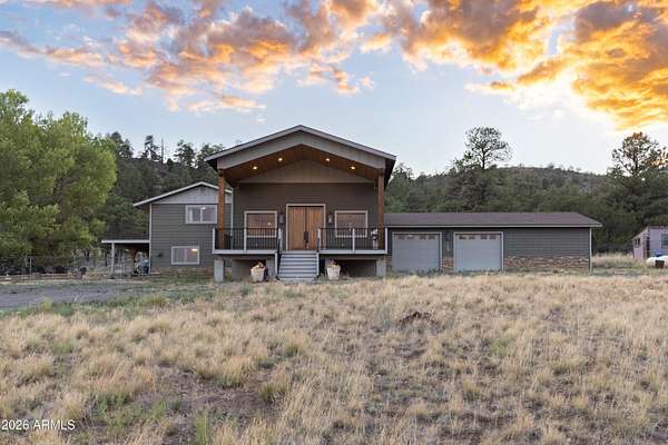 5 Acres of Land with Home for Sale in Flagstaff, Arizona