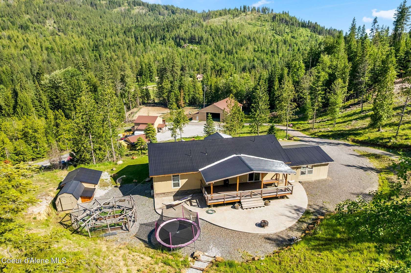 10 Acres of Land with Home for Sale in Sagle, Idaho