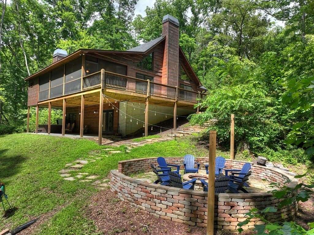 3.44 Acres of Land with Home for Sale in Mineral Bluff, Georgia