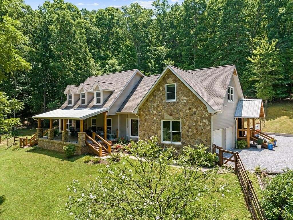16.5 Acres of Land with Home for Sale in Morganton, Georgia