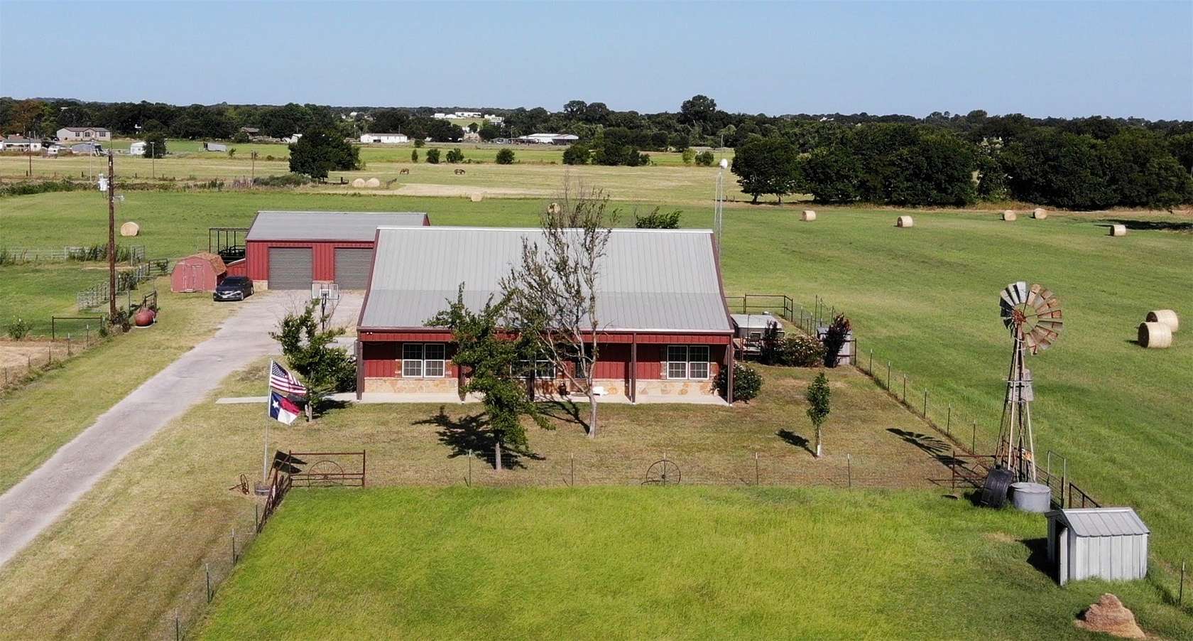 12.8 Acres of Land with Home for Sale in Paradise, Texas