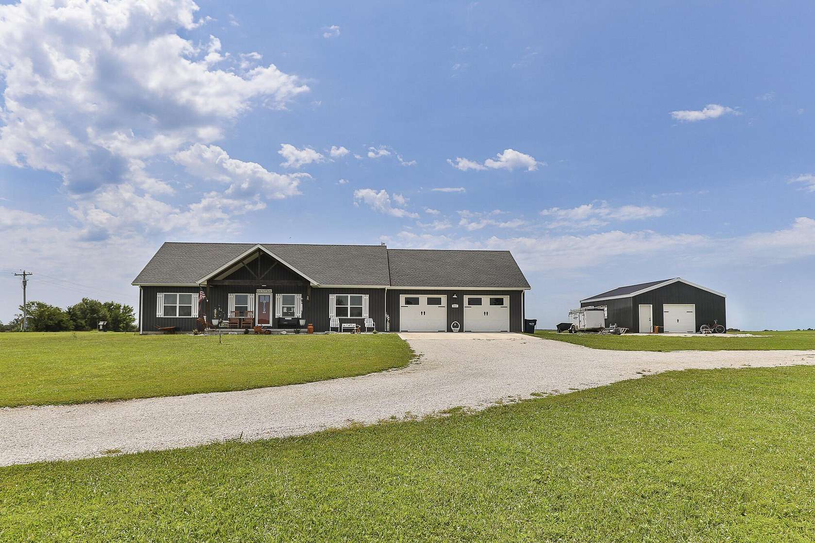 5 Acres of Land with Home for Sale in Bolivar, Missouri