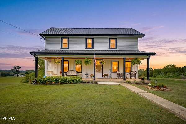 14.5 Acres of Land with Home for Sale in Greeneville, Tennessee