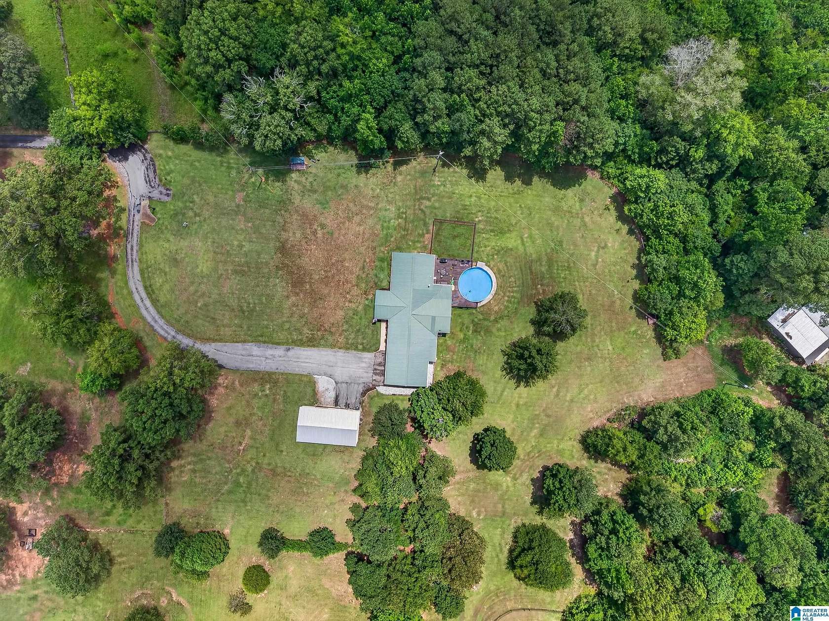 5 Acres of Land with Home for Sale in Lincoln, Alabama