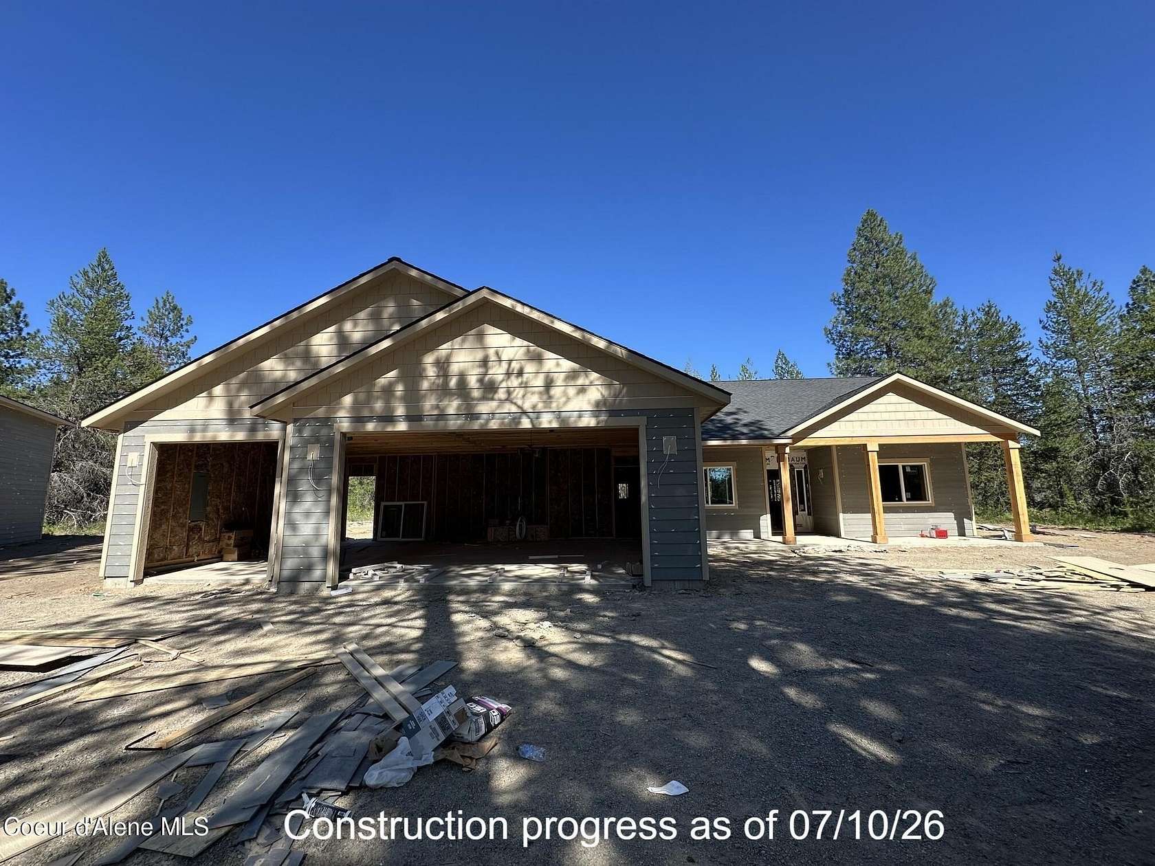 5 Acres of Land with Home for Sale in Spirit Lake, Idaho
