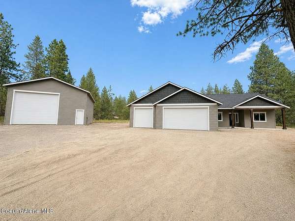 5 Acres of Land with Home for Sale in Spirit Lake, Idaho