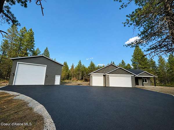 5 Acres of Land with Home for Sale in Spirit Lake, Idaho