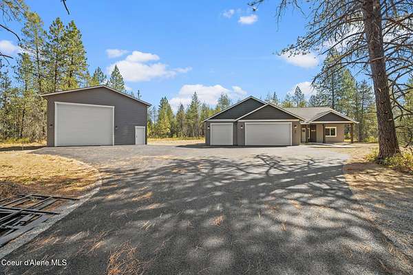 5 Acres of Land with Home for Sale in Spirit Lake, Idaho