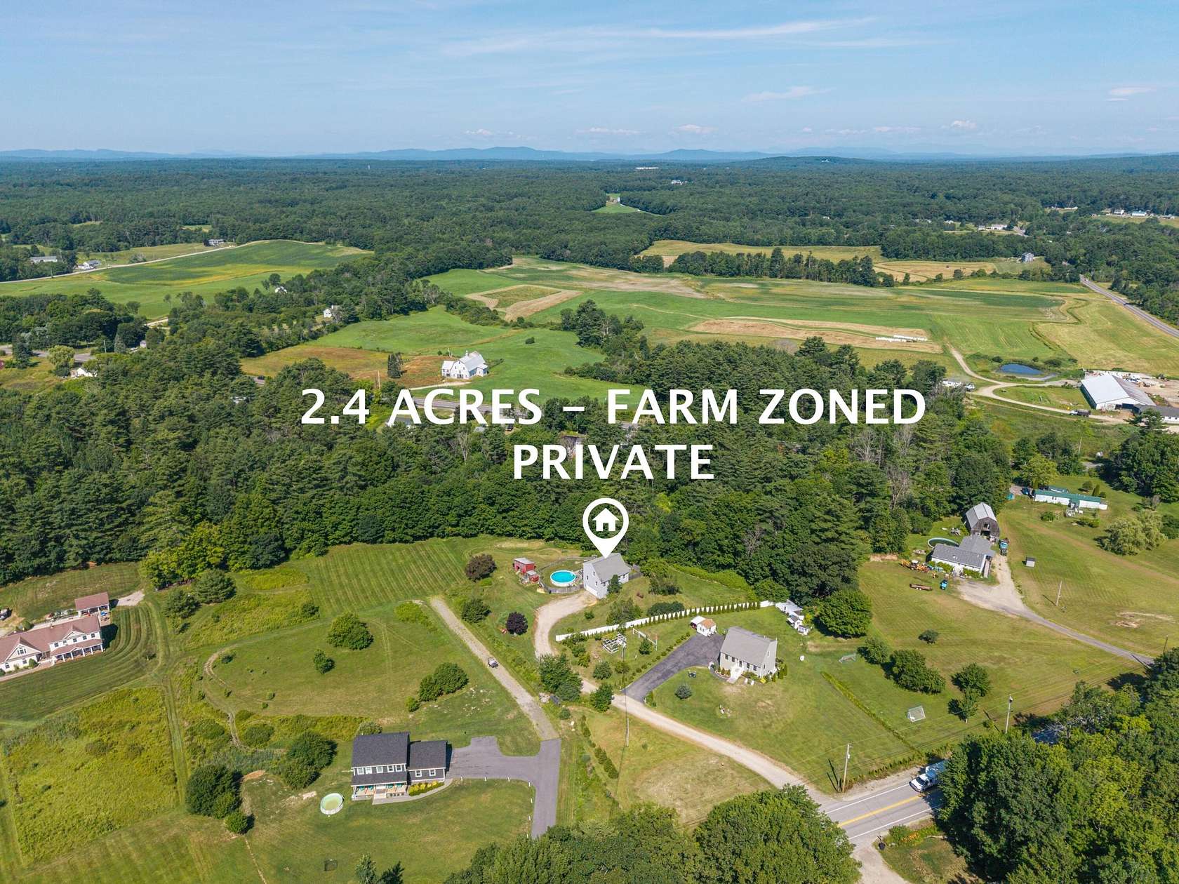 2.4 Acres of Land with Home for Sale in Windham Town, Maine
