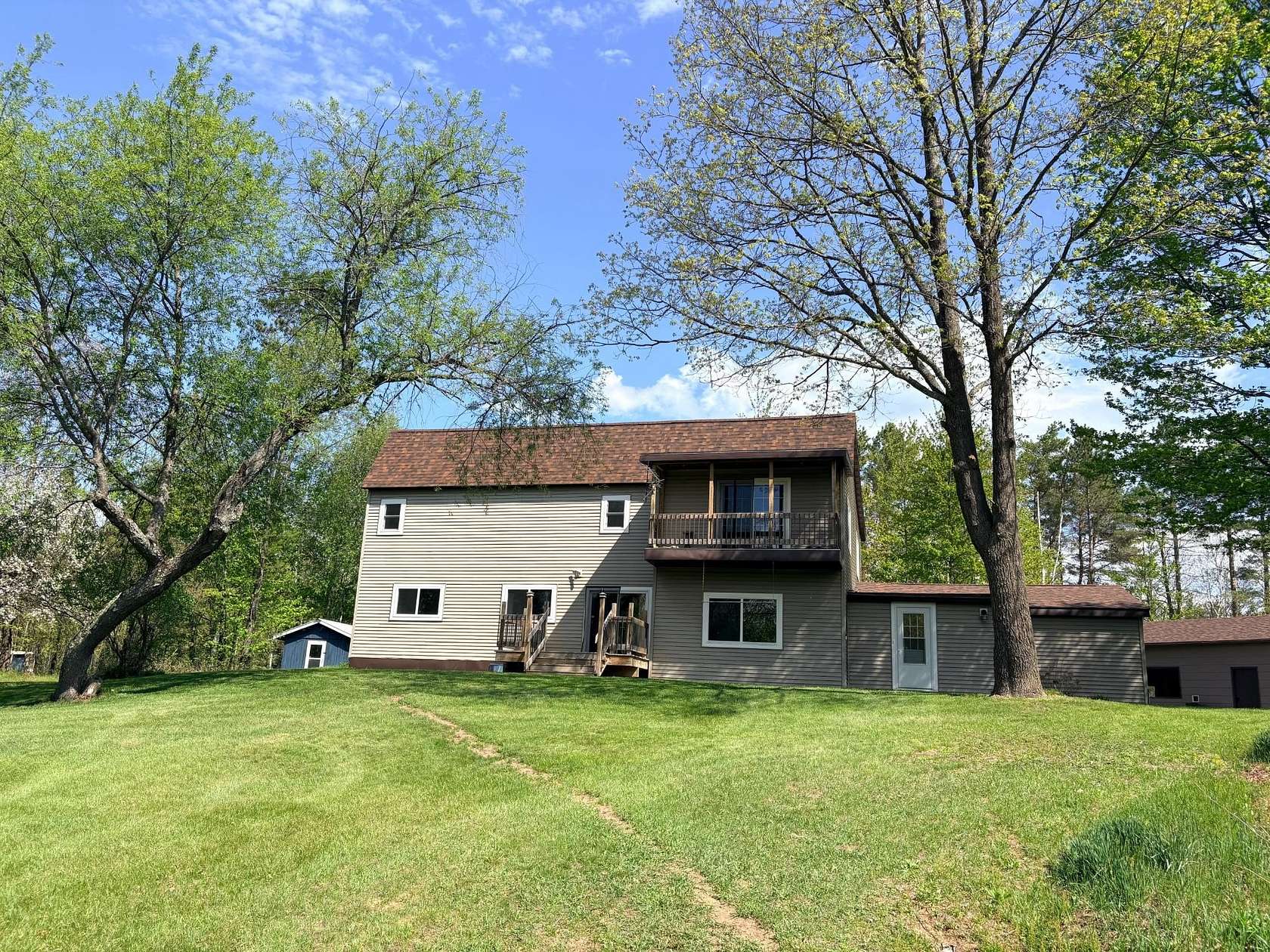9.9 Acres of Land with Home for Sale in Crandon, Wisconsin
