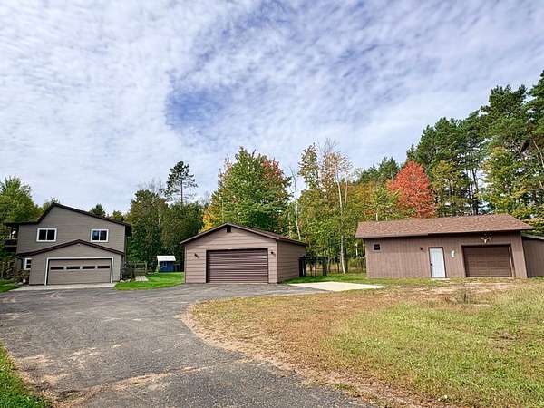 9.9 Acres of Land with Home for Sale in Crandon, Wisconsin