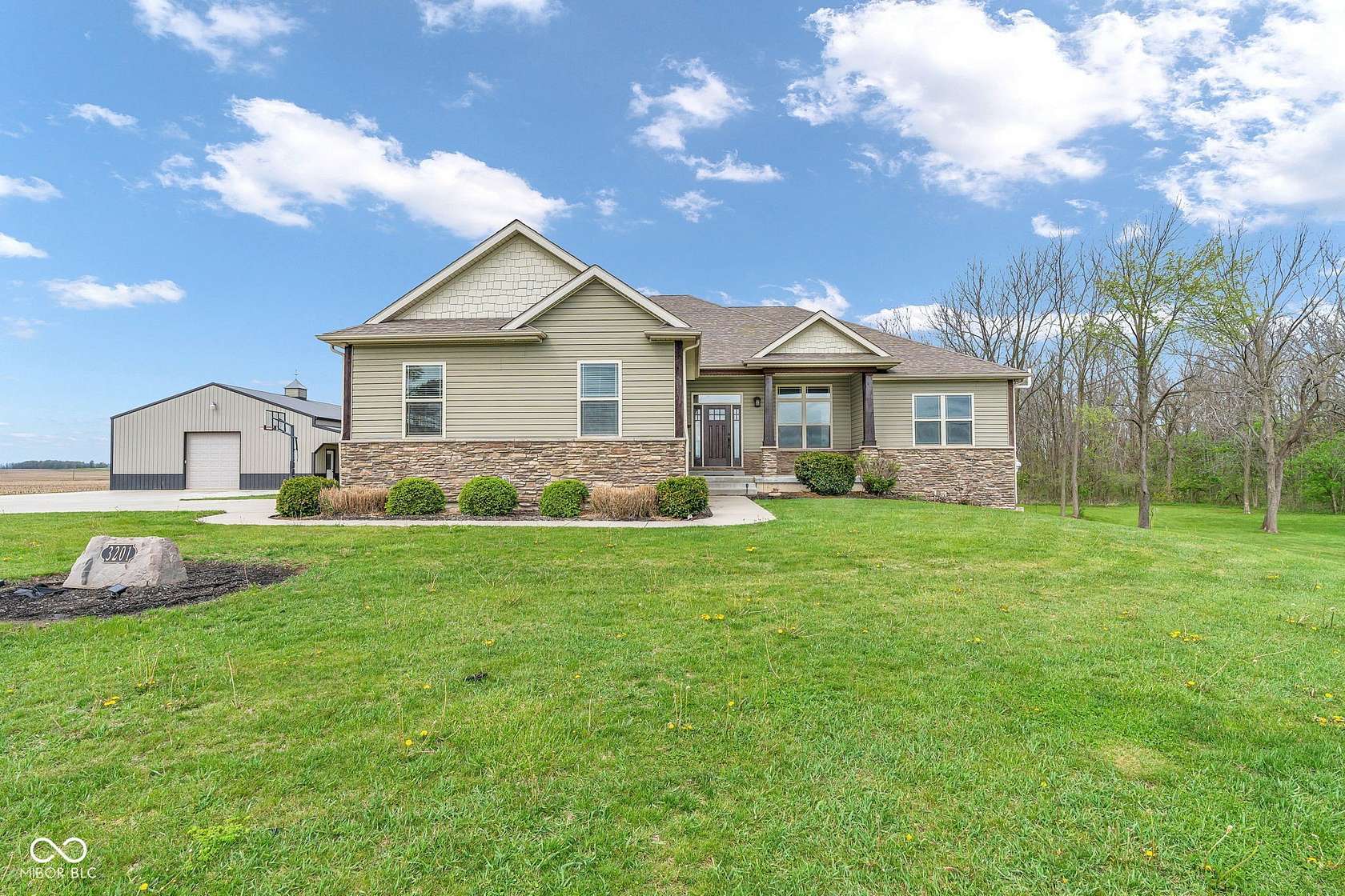 2 Acres of Land with Home for Sale in Darlington, Indiana