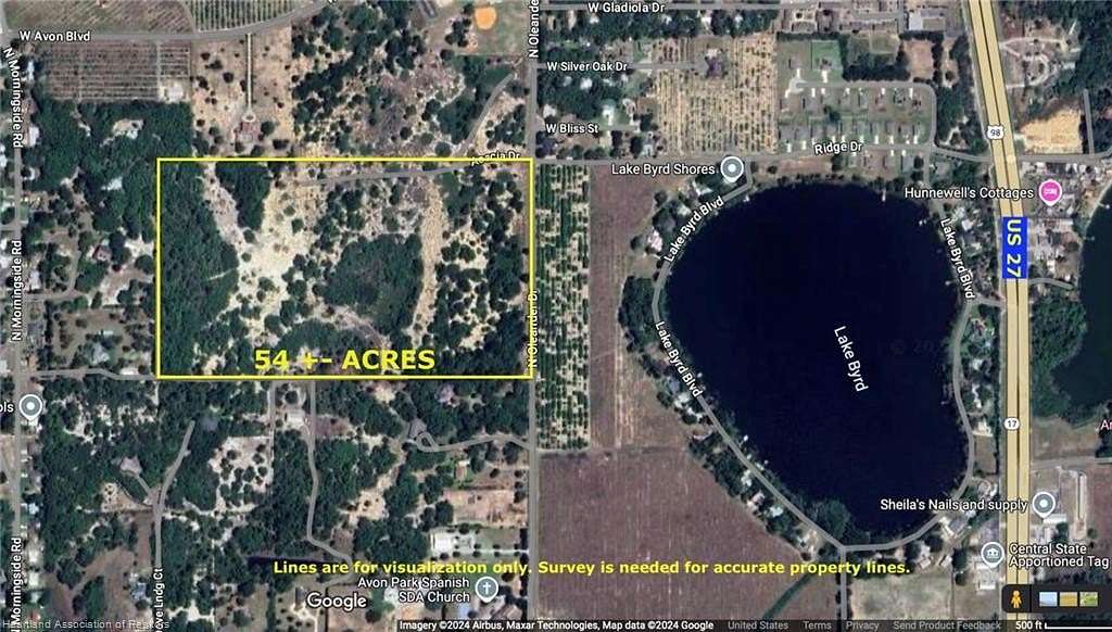 54.8 Acres of Land for Sale in Avon Park, Florida