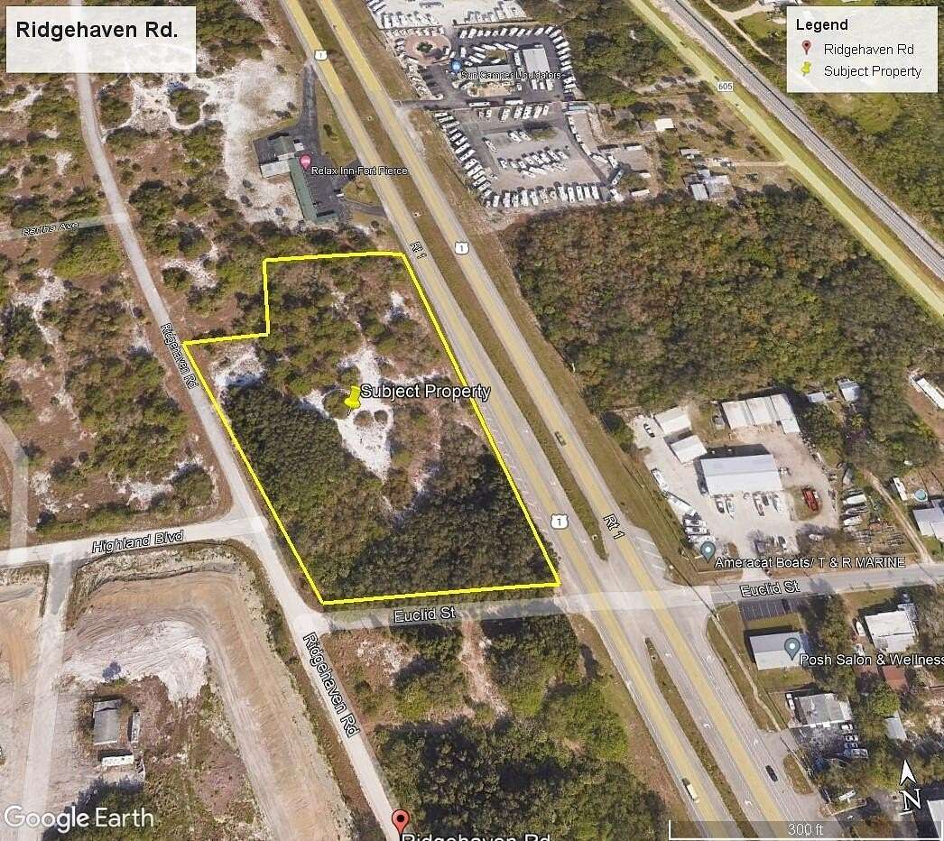 3.26 Acres of Commercial Land for Sale in Fort Pierce, Florida