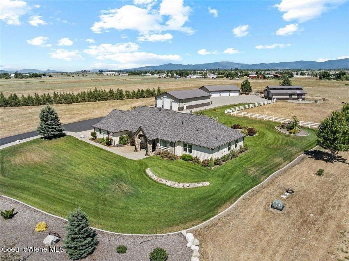 4.55 Acres of Land with Home for Sale in Post Falls, Idaho