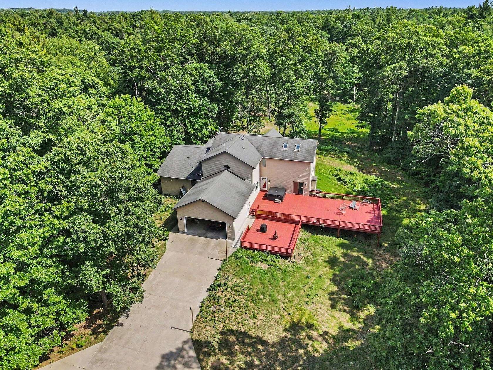 60.8 Acres of Recreational Land with Home for Sale in Whitehall, Michigan